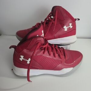 Under Armour Red High-Top Sneakers Kids